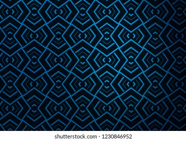Dark BLUE vector background with straight lines. Shining illustration with lines on abstract template. Pattern for websites, landing pages.