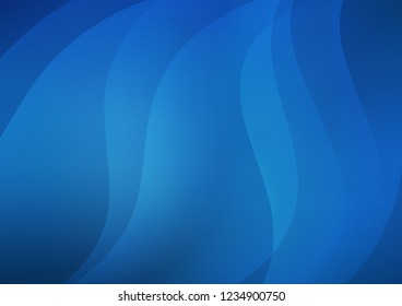Dark BLUE vector background with straight lines. Decorative shining illustration with lines on abstract template. The template can be used as a background.