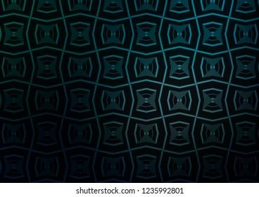 Dark BLUE vector background with straight lines. Blurred decorative design in simple style with lines. Backdrop for TV commercials.