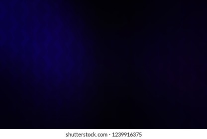 Dark BLUE vector background with straight lines. Blurred decorative design in simple style with lines. Pattern for ads, posters, banners.