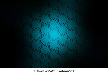 Dark BLUE vector background with straight lines. Blurred decorative design in simple style with lines. Pattern for ads, posters, banners.