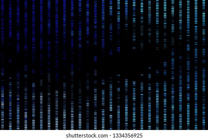 Dark BLUE vector background with straight lines. Modern geometrical abstract illustration with staves. Pattern for websites, landing pages.