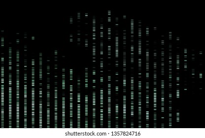 Dark BLUE vector background with straight lines. Glitter abstract illustration with colored sticks. Backdrop for TV commercials.