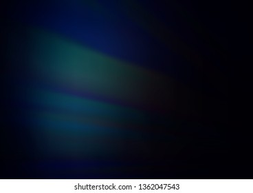 Dark BLUE vector background with straight lines. Decorative shining illustration with lines on abstract template. Pattern for business booklets, leaflets.