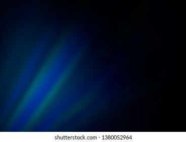 Dark BLUE vector background with straight lines. Modern geometrical abstract illustration with staves. Pattern for websites, landing pages.