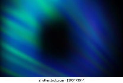 Dark BLUE vector background with straight lines. Blurred decorative design in simple style with lines. Pattern for your busines websites.