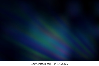 Dark BLUE vector background with straight lines. Blurred decorative design in simple style with lines. Pattern for ads, posters, banners.