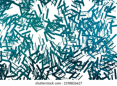 Dark blue vector background with straight lines. Decorative shining illustration with lines on abstract template. Pattern for business booklets, leaflets.