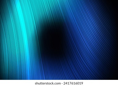 Dark BLUE vector background with straight lines. Shining colored illustration with sharp stripes. Template for your beautiful backgrounds.