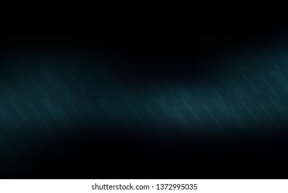 Dark BLUE vector background with stright stripes. Colorful shining illustration with lines on abstract template. Template for your beautiful backgrounds.