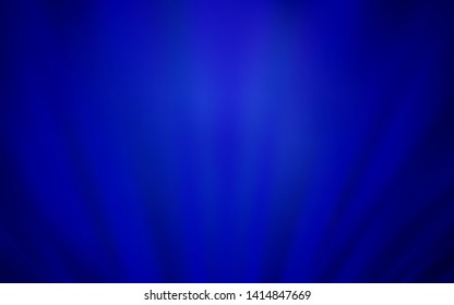 Dark BLUE vector background with stright stripes. Shining colored illustration with sharp stripes. Pattern for your busines websites.