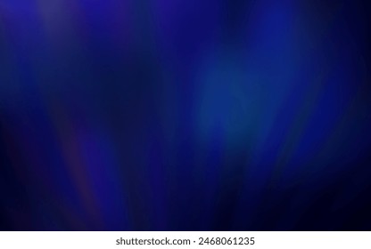 Dark BLUE vector background with stright stripes. Colorful shining illustration with lines on abstract template. Smart design for your business advert.