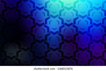 Dark BLUE vector background with wry lines. Shining colorful illustration in simple style. A new texture for your  ad, booklets, leaflets.