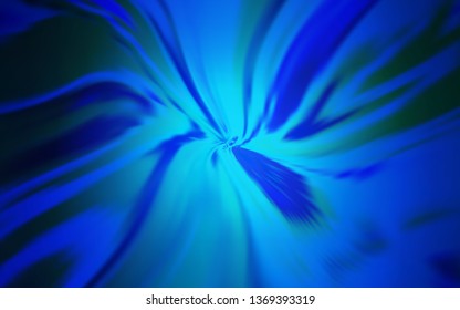 Dark BLUE vector background with wry lines. A circumflex abstract illustration with gradient. A completely new template for your design.