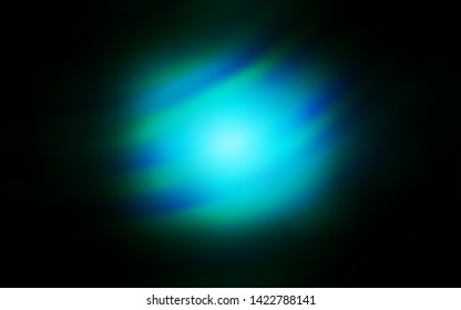 Dark BLUE vector background with wry lines. A shining illustration, which consists of curved lines. Abstract design for your web site.