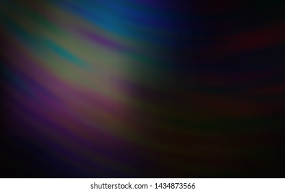 Dark BLUE vector background with wry lines. Glitter abstract illustration with wry lines. Abstract design for your web site.