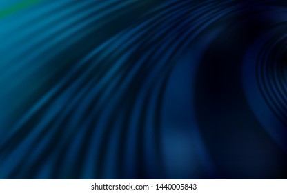 Dark BLUE vector background with wry lines. A completely new colorful illustration in simple style. A completely new template for your design.