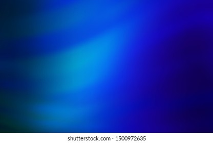 Dark BLUE vector background with wry lines. Glitter abstract illustration with wry lines. Abstract style for your business design.