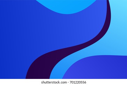 Dark BLUE vector bandy background. A sample with blurred shapes. The template can be used as a background for cell phones.