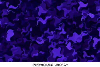 Dark BLUE vector bandy background. Creative geometric illustration in Origami style with gradient. The polygonal design can be used for your web site.