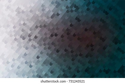 Dark BLUE vector bandy background. Shining crooked illustration in a brand-new style. The polygonal design can be used for your web site.