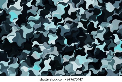 Dark BLUE vector bandy pattern. An elegant bright illustration with gradient. The elegant pattern can be used as part of a brand book.
