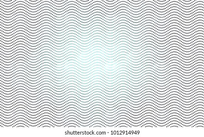Dark BLUE vector banner with circles, spheres. Abstract spots. Background of Art bubbles in halftone style with colored gradient.