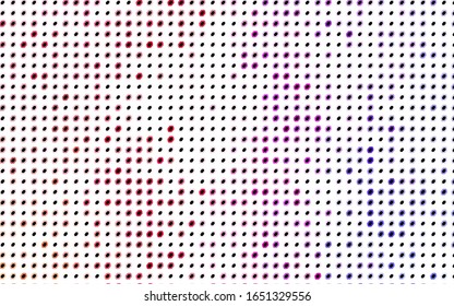 Banner vectorial azul oscuro con círculos, esferas.Puntos abstractos. Fondo de las burbujas de arte en estilo de medio tono con degradado de color.