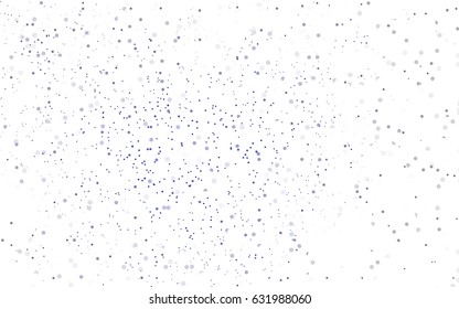 Dark BLUE vector banner with circles, spheres. Abstract spots. Background of Art bubbles in halftone style with colored gradient.
