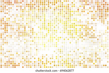 Dark BLUE vector banner with circles, spheres. Abstract spots. Background of Art bubbles in halftone style with colored gradient.