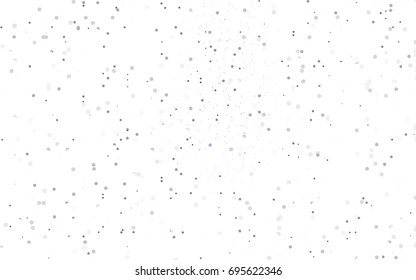Dark BLUE vector banner with circles, spheres. Abstract spots. Background of Art bubbles in halftone style with colored gradient.