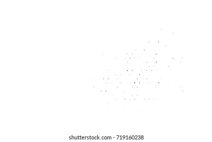 Dark BLUE vector banner with circles, spheres. Abstract spots. Background of Art bubbles in halftone style with colored gradient.