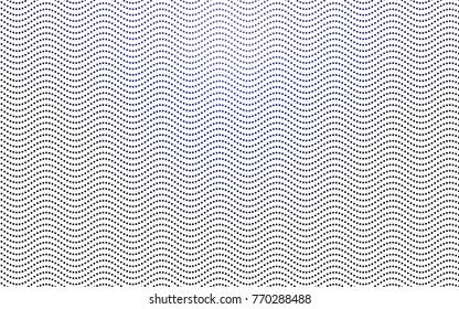 Dark BLUE vector banner with circles, spheres. Abstract spots. Background of Art bubbles in halftone style with colored gradient.