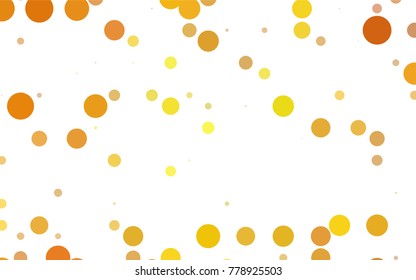 Dark BLUE vector banner with circles, spheres. Abstract spots. Background of Art bubbles in halftone style with colored gradient.