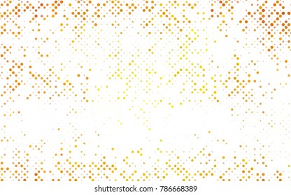 Dark BLUE vector banner with circles, spheres. Abstract spots. Background of Art bubbles in halftone style with colored gradient.