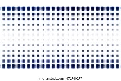 DARK BLUE vector banner set of circles, spheres. Donuts Background. Creative Design Templates. Technology halftone illustration.