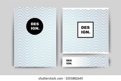 Dark BLUE vector banner for websites. Booklet with textbox on colorful abstract background. The pattern can be used for any ad, booklets.