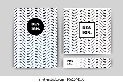 Dark BLUE vector banner for websites. Beautiful colored sample in A4 size. Pattern for beautiful business cards, folders.