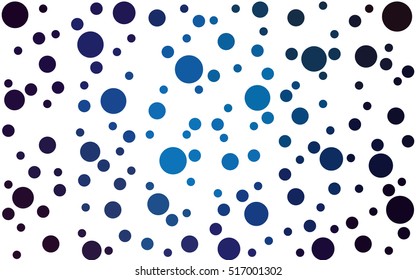 DARK BLUE Vector banners banners set of circles, spheres. Network design, technology science, vector illustration