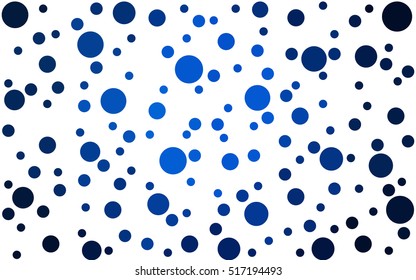DARK BLUE Vector banners set of circles, spheres. Abstract Circles. Art Vector Background.