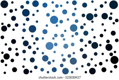 DARK BLUE Vector banners banners set of circles, spheres. Network design, technology science, vector illustration