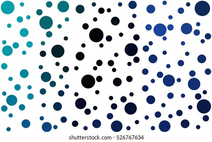 DARK BLUE Vector banners banners set of circles, spheres. Network design, technology science, vector illustration