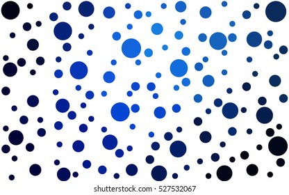 DARK BLUE Vector banners banners set of circles, spheres. Network design, technology science, vector illustration
