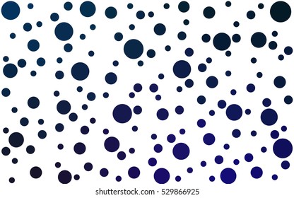 DARK BLUE Vector banners banners set of circles, spheres. Network design, technology science, vector illustration
