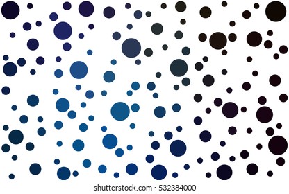 DARK BLUE Vector banners banners set of circles, spheres. Network design, technology science, vector illustration