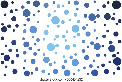 DARK BLUE Vector banners set of circles, spheres. Abstract Circles. Art Vector Background.