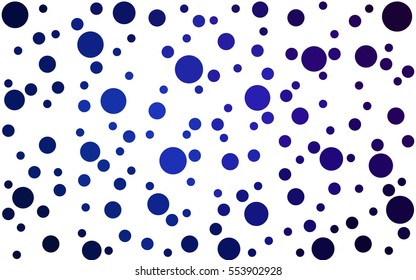 DARK BLUE Vector banners banners set of circles, spheres. Network design, technology science, vector illustration