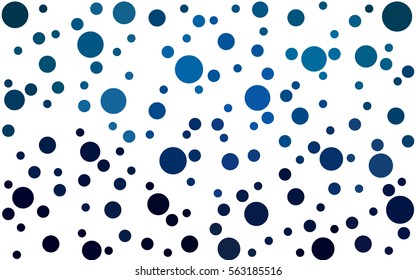 DARK BLUE Vector banners banners set of circles, spheres. Network design, technology science, vector illustration