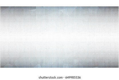 DARK BLUE vector banners set of circles, spheres. Abstract spots. Art Background of bubbles in halftone style with colored gradient.