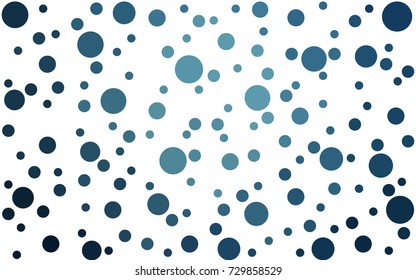 DARK BLUE vector banners set of circles, spheres. Abstract spots. Art Background of bubbles in halftone style with colored gradient.